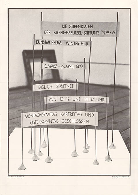 Die Stipendianten der Kiefer Hablitzel-Stiftung, Kunstmuseum Winterthur