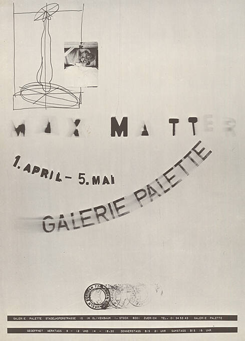 Max Matter, Galerie Palette