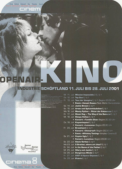 Cinema 8, Openair-Kino, Industrie Schöftland