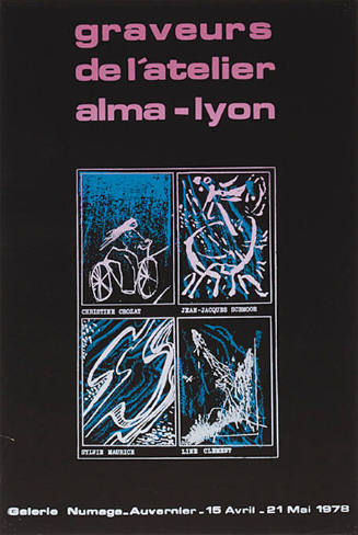 Graveures de l’atelier Alma-Lyon, Galerie Numaga, Auvernier