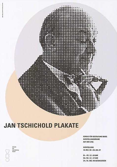 Jan Tschichold Plakate, Schule für Gestaltung, Austellungsräume auf der Lyss