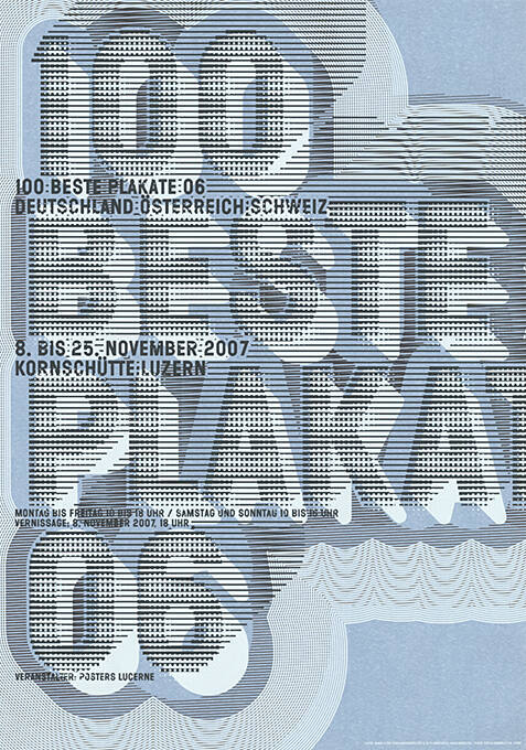 100 Beste Plakate 06, Deutschland, Österreich, Schweiz Kornschütte, Luzern