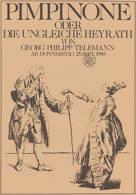 Pimpinone oder Die ungleiche Heyrath, Georg Philipp Telemann, Theater Basel