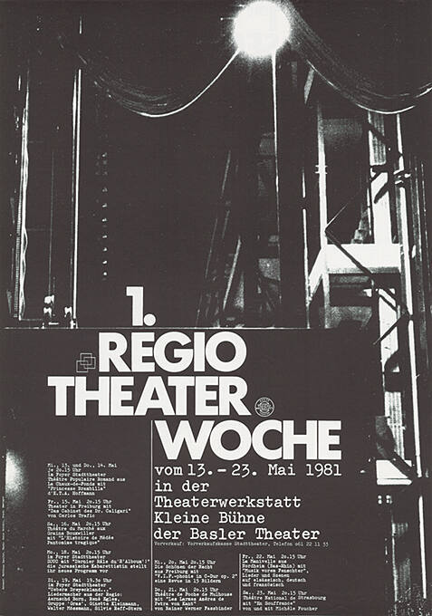 1. Regio Theater Woche, Theaterwerkstatt, Kleine Bühne der Basler Theater