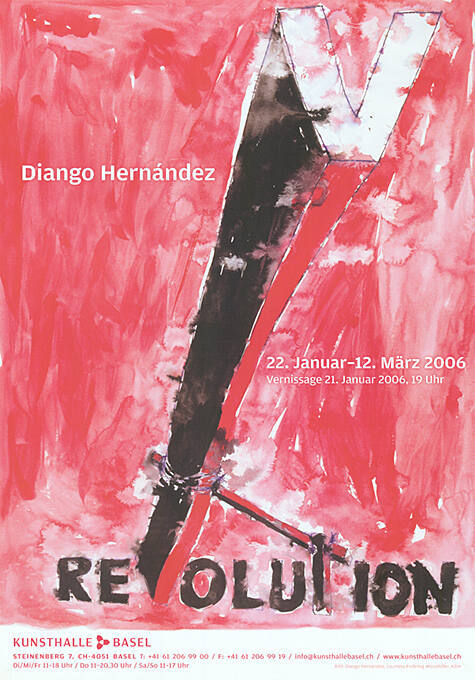 Diango Hernández, Revolution, Kunsthalle Basel