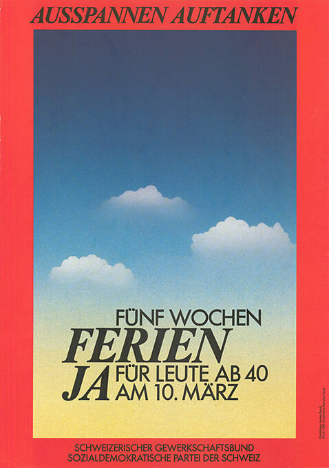 Ausspannen, Auftanken, Fünf Wochen Ferien für Leute ab 40, Ja