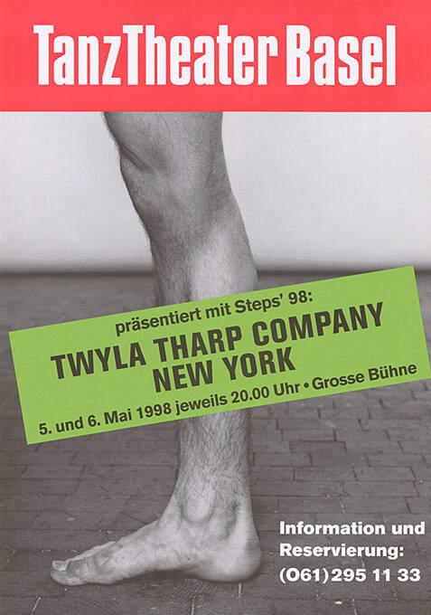 Twyla Tharp Company, New York, Tanztheater Basel