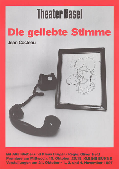 Die geliebte Stimme, Jean Cocteau, Kleine Bühne, Theater Basel