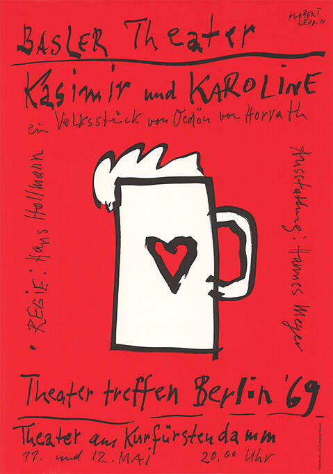 Basler Theater, Kasimir und Karoline, Ödön von Horvath, Theatertreffen Berlin ’69, Theater am Kurfürstendamm