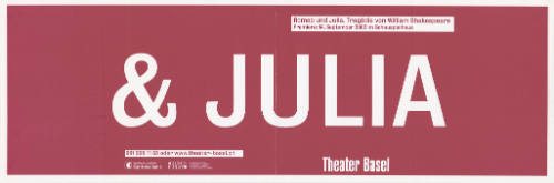 & Julia, Romeo und Julia, William Shakespeare, Theater Basel