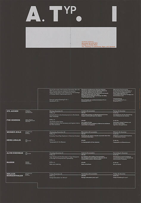 International Typographic Association, London