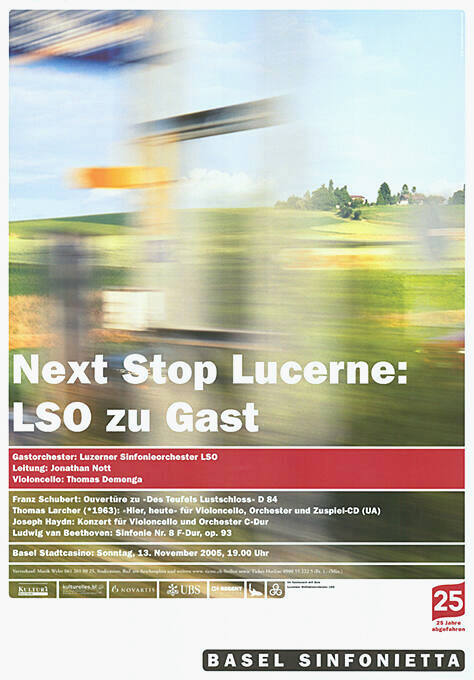 Next Stop Lucerne: LSO zu Gast, Basel Sinfonietta