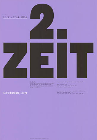 2. Zeit, Kunstmuseum Luzern