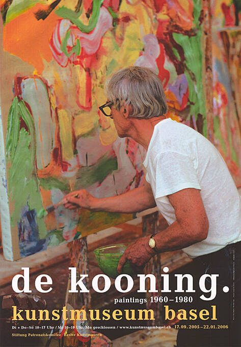 De Kooning, Kunstmuseum Basel