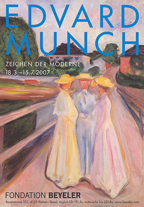 Edvard Munch, Zeichen der Moderne, Fondation Beyeler