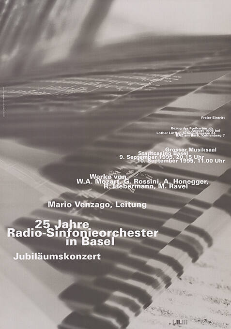 25 Jahre Radio-Sinfonieorchester in Basel, Stadtcasino Basel