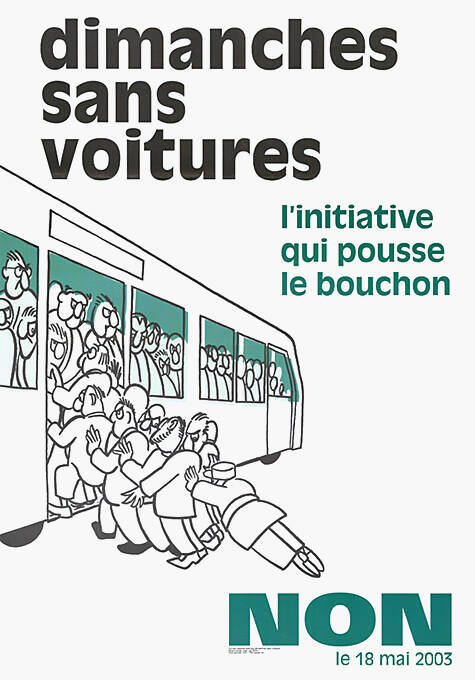 Dimanche sans voitures, l’initiative qui pousse le bouchon, Non