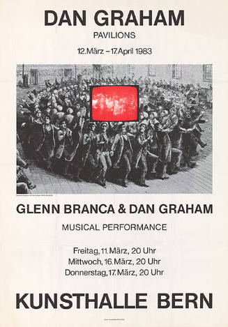 Dan Graham, Pavilions, Glenn Branca & Dan Graham, Kunsthalle Bern