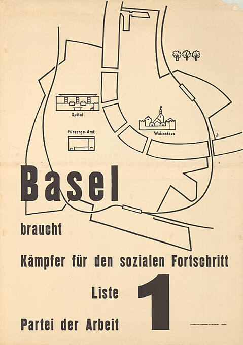 Basel braucht Kämpfer für den sozialen Fortschritt, Partei der Arbeit, Liste 1