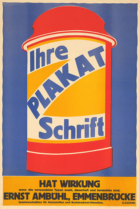 Ihre Plakat Schrift hat Wirkung […]