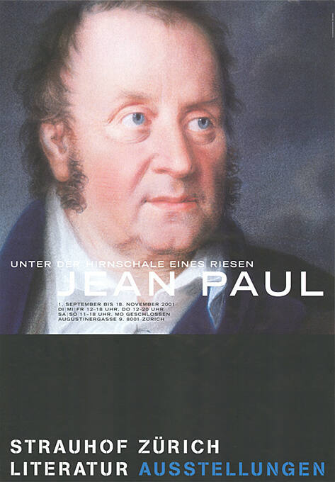 Jean Paul, Unter der Hirnschale eines Riesen, Strauhof Zürich