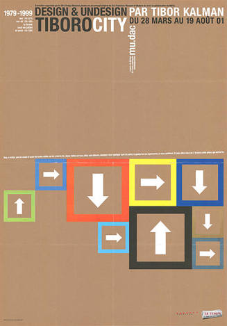 Tiboro City, Design & Undesign par Tibor Kalman, 1979–1999, Mudac