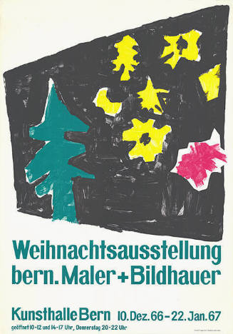 Weihnachtsausstellung bern. Maler + Bildhauer, Kunsthalle Bern