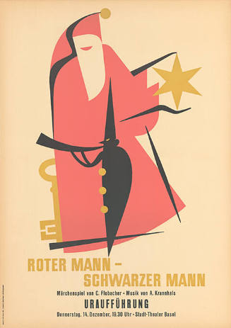 Roter Mann – Schwarzer Mann, C. Flubacher, A. Krannhals, Stadttheater Basel