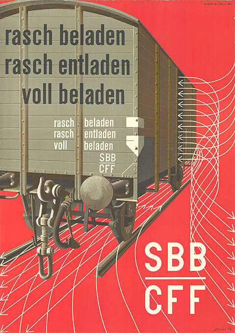 Rasch beladen, rasch entladen, voll beladen, SBB / CFF