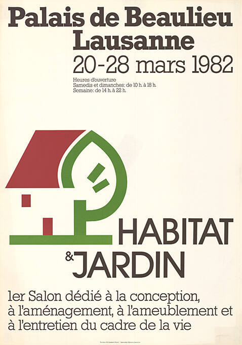 Habitat & Jardin, Palais de Beaulieu, Lausanne