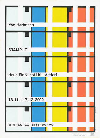 Yvo Hartmann, STAMP-IT, Haus für Kunst Uri