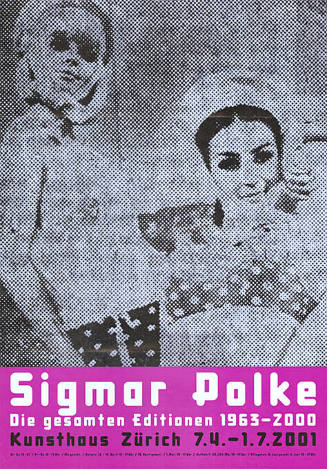 Sigmar Polke, Die gesamten Editionen 1963–2000, Kunsthaus Zürich