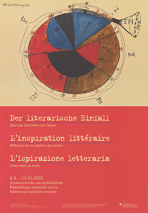 Der literarische Einfall, L’inspiration littéraire, L’inspirazione letteraria, Schweizerische Landesbibliothek