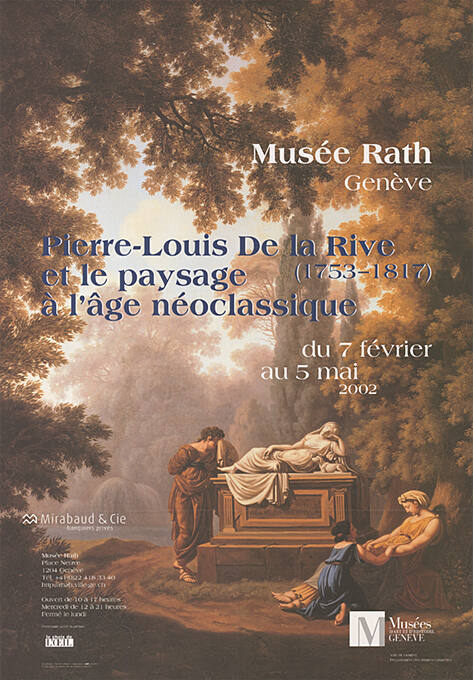 Pierre-Louis de la Rive et le paysage à l’âge néoclassique, Musée Rath, Genève