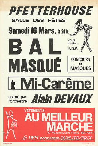 Bal masqué de Mi-Carême, Pfetterhouse, Salle des fêtes