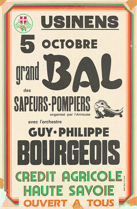 Usinens, Grand bal des sapeurs-pompiers, Guy-Philippe Bourgeois