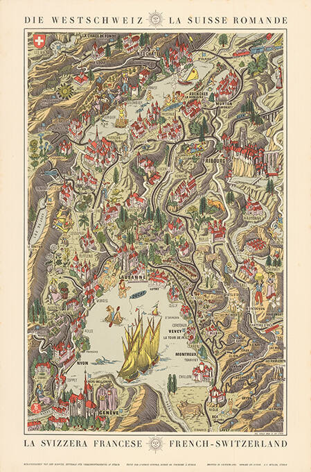 Die Westschweiz, La suisse romande, La svizzera francese, French-Switzerland