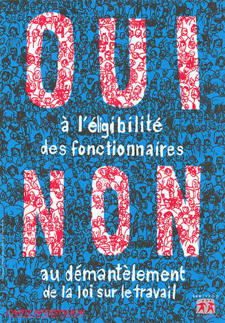 Oui à l’égabilité des fonctionnaires, Non au démantèlment de la loi sur le travail