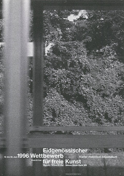 Eidgenössischer Wettbewerb für freie Kunst 1996, Kiefer-Hablitzel-Stipendium, Messe Basel