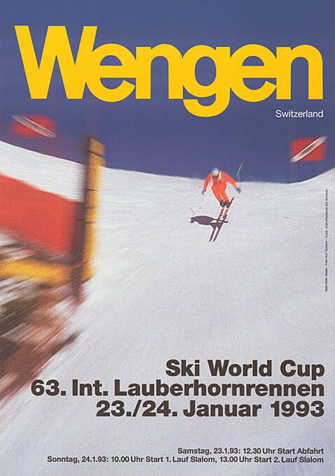 Ski World Cup, 63. Int. Lauberhornrennen Wengen