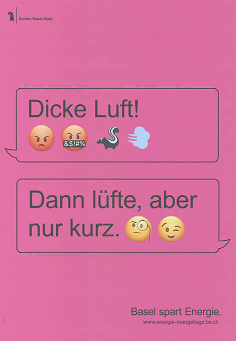 Dicke Luft! Dann lüfte, aber nur kurz. Basel spart Energie