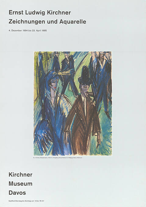 Ernst Ludwig Kirchner, Zeichnungen und Aquarelle, Kirchner Museum, Davos