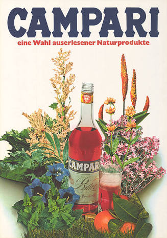 Campari, eine Wahl auserlesener Naturprodukte