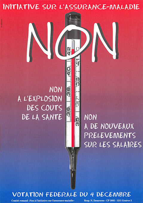 Non à l’initiative sur l’assurance-maladie