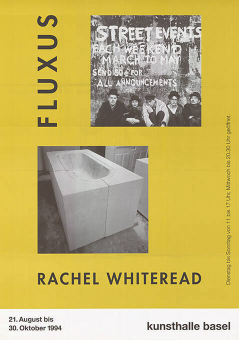 Fluxus, Rachel Whiteread, Kunsthalle Basel