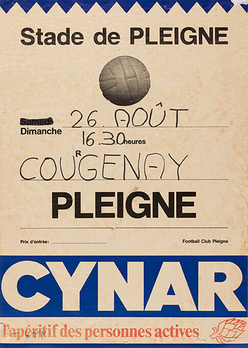 Courgenay, Pleigne, Stade de Pleigne, Cynar