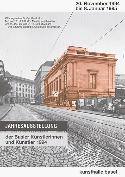 Jahresausstellung der Basler Künstlerinnen und Künstler 1994, Kunsthalle Basel