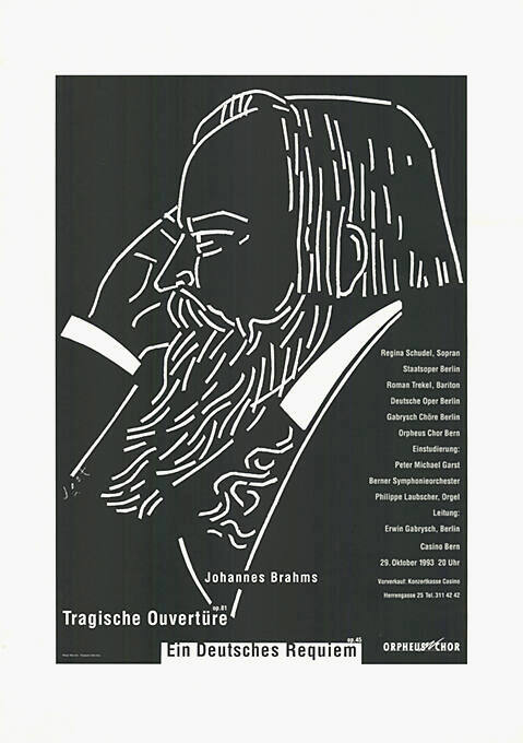 Johannes Brahms, Tragische Ouvertüre, Ein Deutsches Requiem, Casino Bern