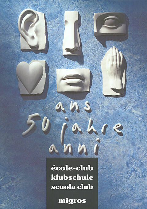 50 ans, Jahre, anni, École-Club, Klubschule, Scuola-Club Migros