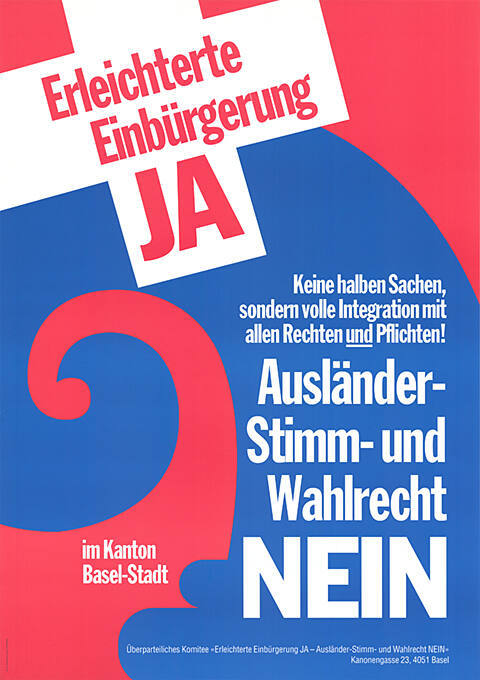 Überparteiliches Komitee «Erleichterte Einbürgerung Ja», Basel